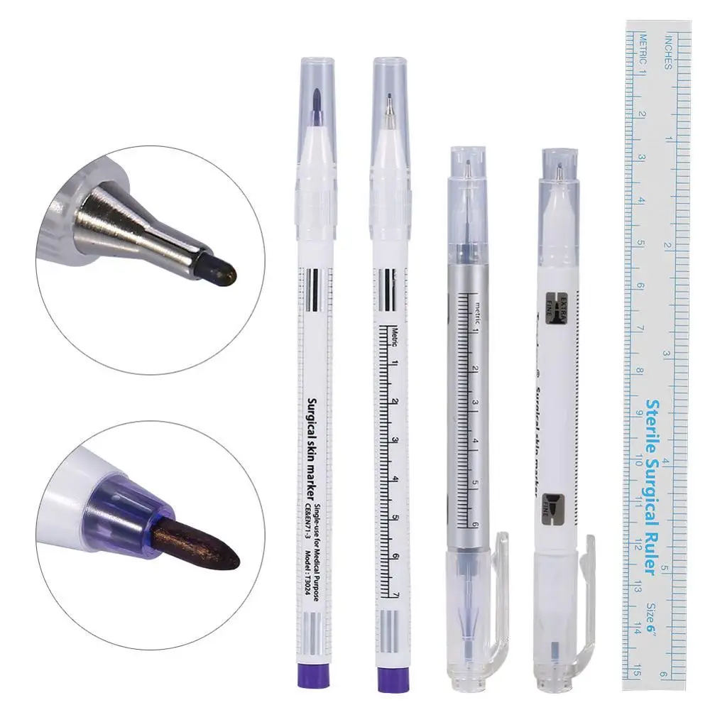 0.5mm & 1.0mm Professional Medical Skin Safe Marker Sterile Pen