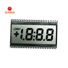 monochrome 4 digit metal pin lcd segment lcd display for voltmeter