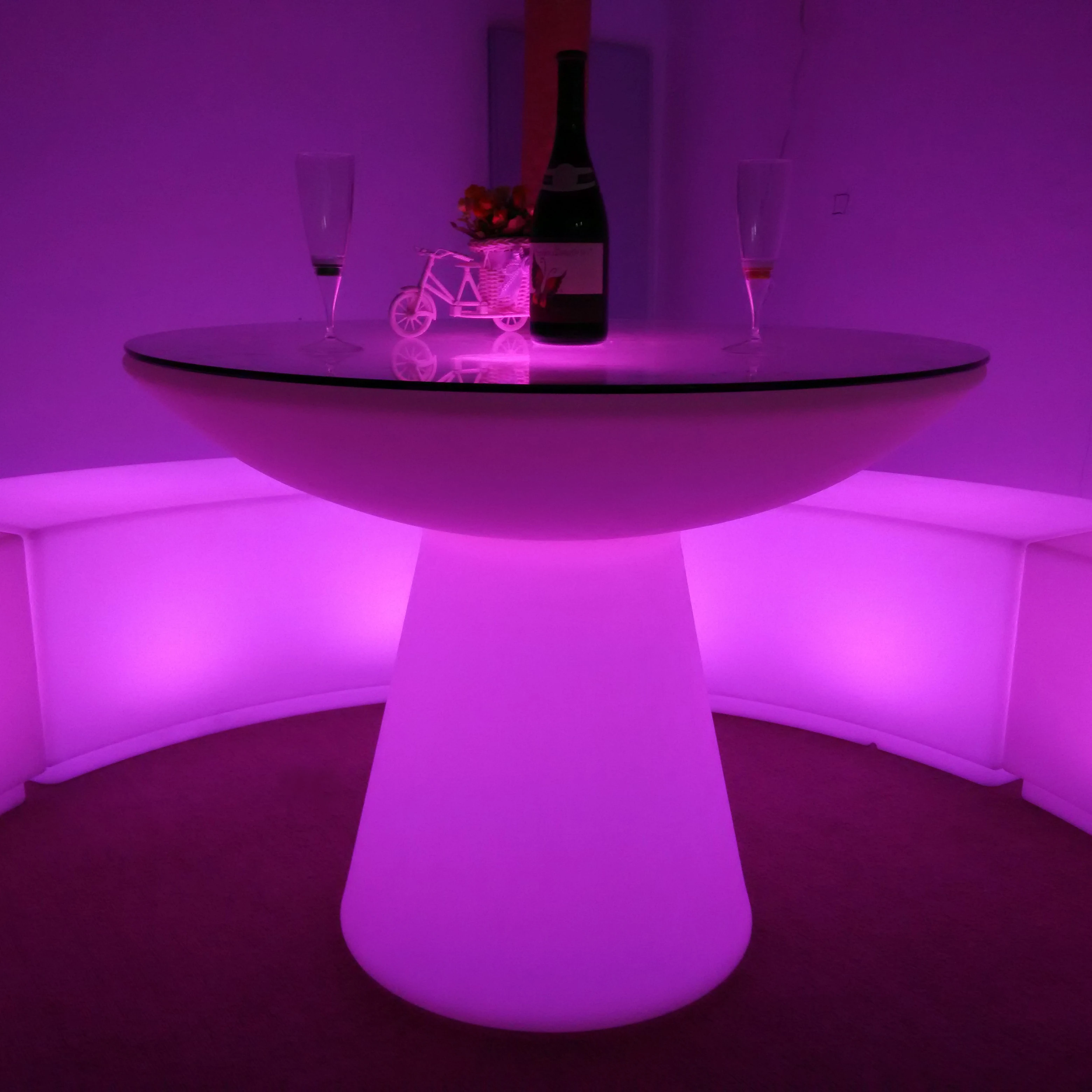 light up dining table