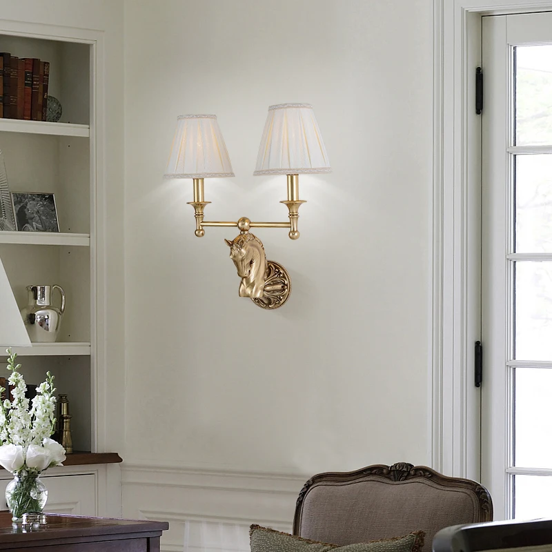 decorative horse wall lights indoor