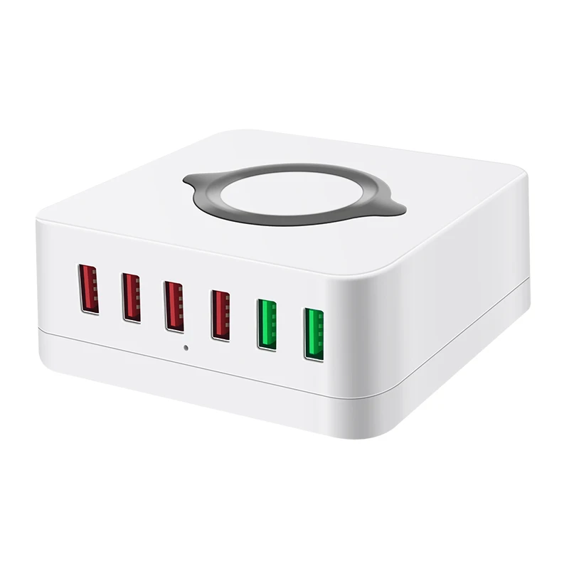 
Phone Charger Adapter 5v 9v Mobile Custom White Usb Power Color Fireproof Output wireless multi-port charger 
