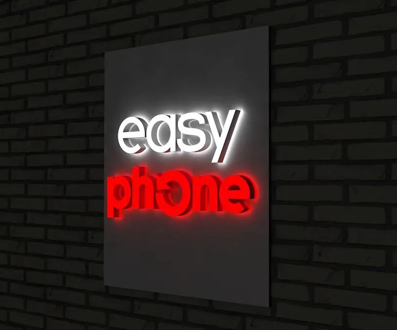 product signboard acrylic shopping center customized 3d luminous characters stereo advertising sign backlight-4