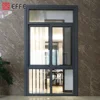 vacuum theft proof sreen ventilation standard 3 panes balcony window outer design
