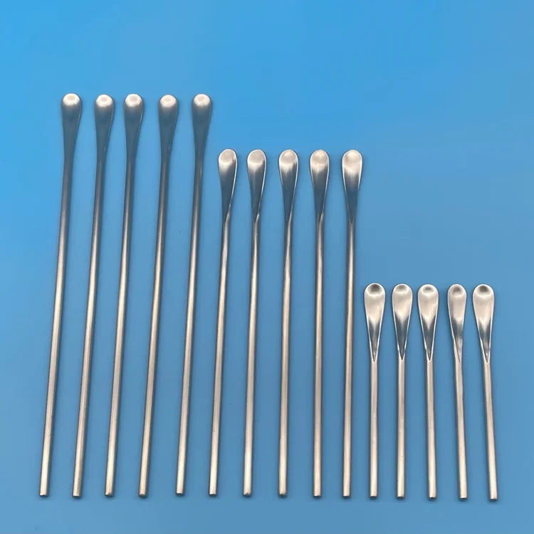 Large Sample Spoon Lab Sample Spoon - 304 Stainless Steel with Thickened Handle