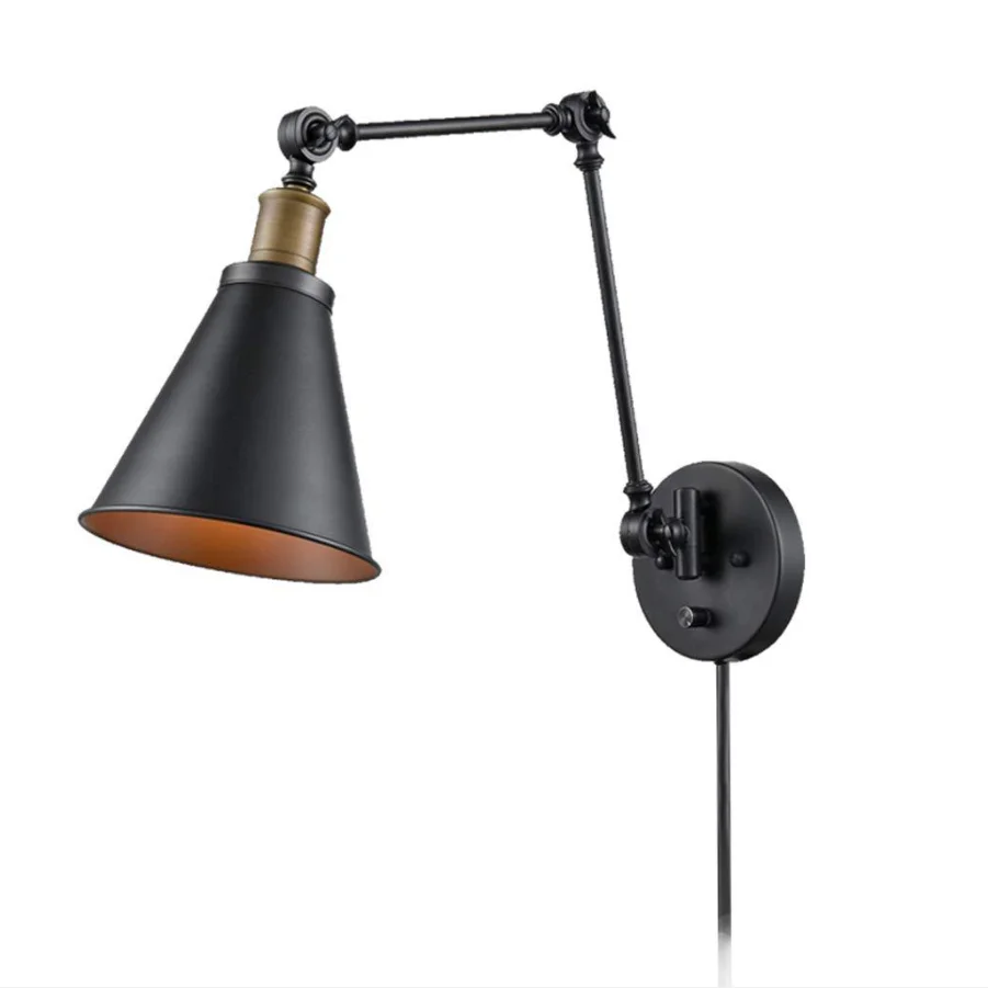 ce rohs lampe led Amazon Hot Selling Vintage Retro Industrial Style Bar Stairs Corridor Aisle Balcony Entrance LED Wall Lamp