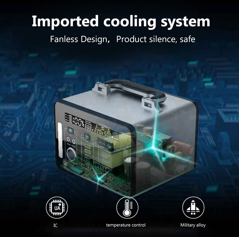 Small Size Power Bank Station 10000Mah Powerbank 1 Kwh Solar Power Station Home Backup - ANKUX.COM