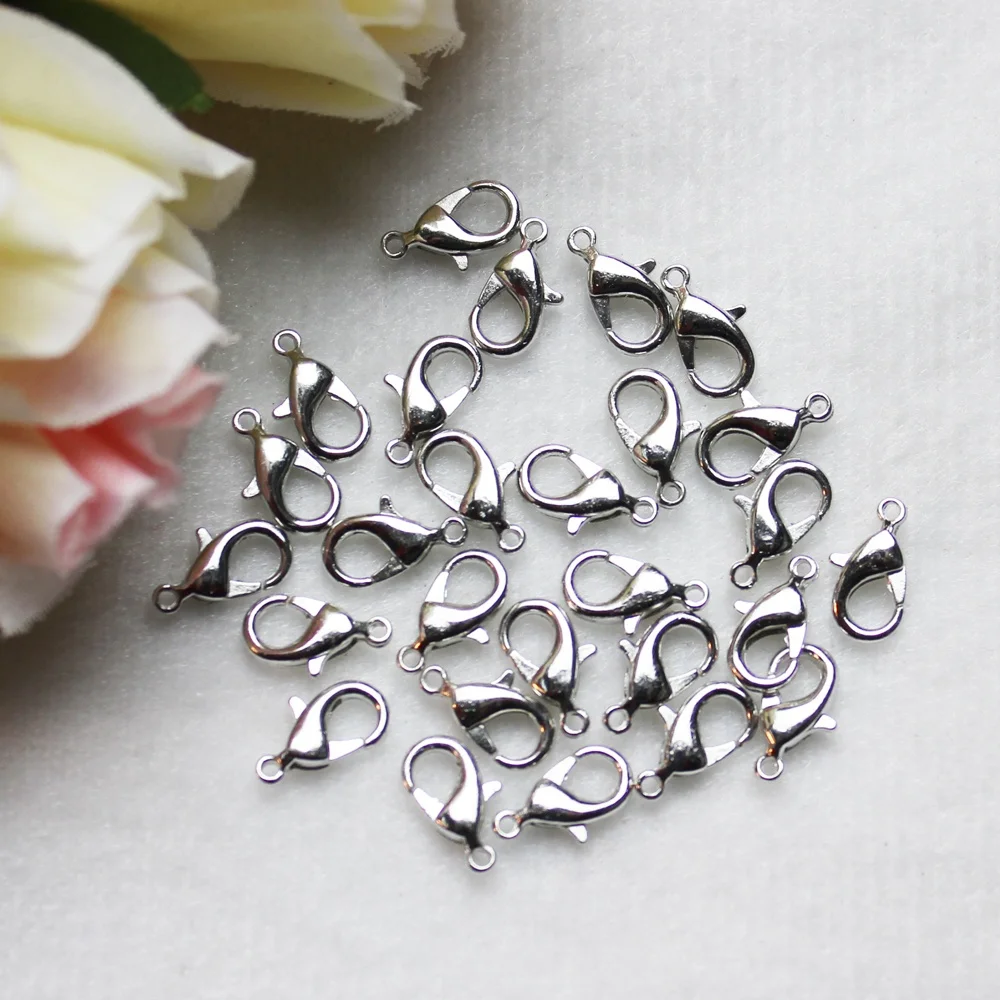 7*15mm Clear Plastic Earring Hooks Crafts Charms Pendants Plastic