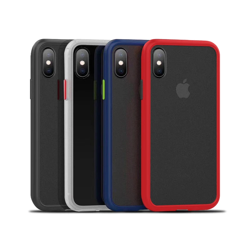 Fashion Design Matte Bumper Clear Case For Iphone XS MAX Case Cover