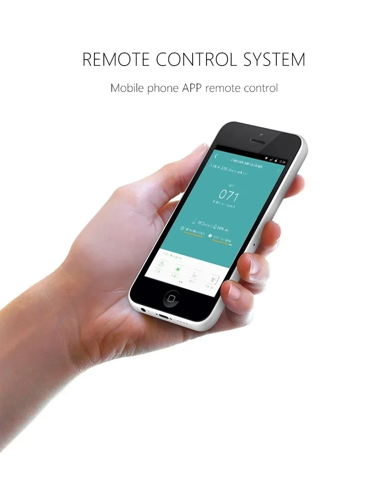 2019 custom smart small table app wifi air purifier hepa carbon filter air cleaner for home