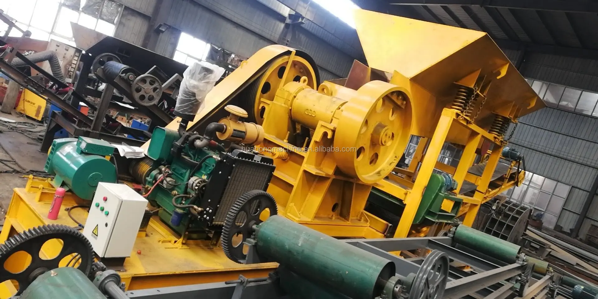 Sample Preparation Electric Jaw Crusher Rock Ore Crushing Machine Small