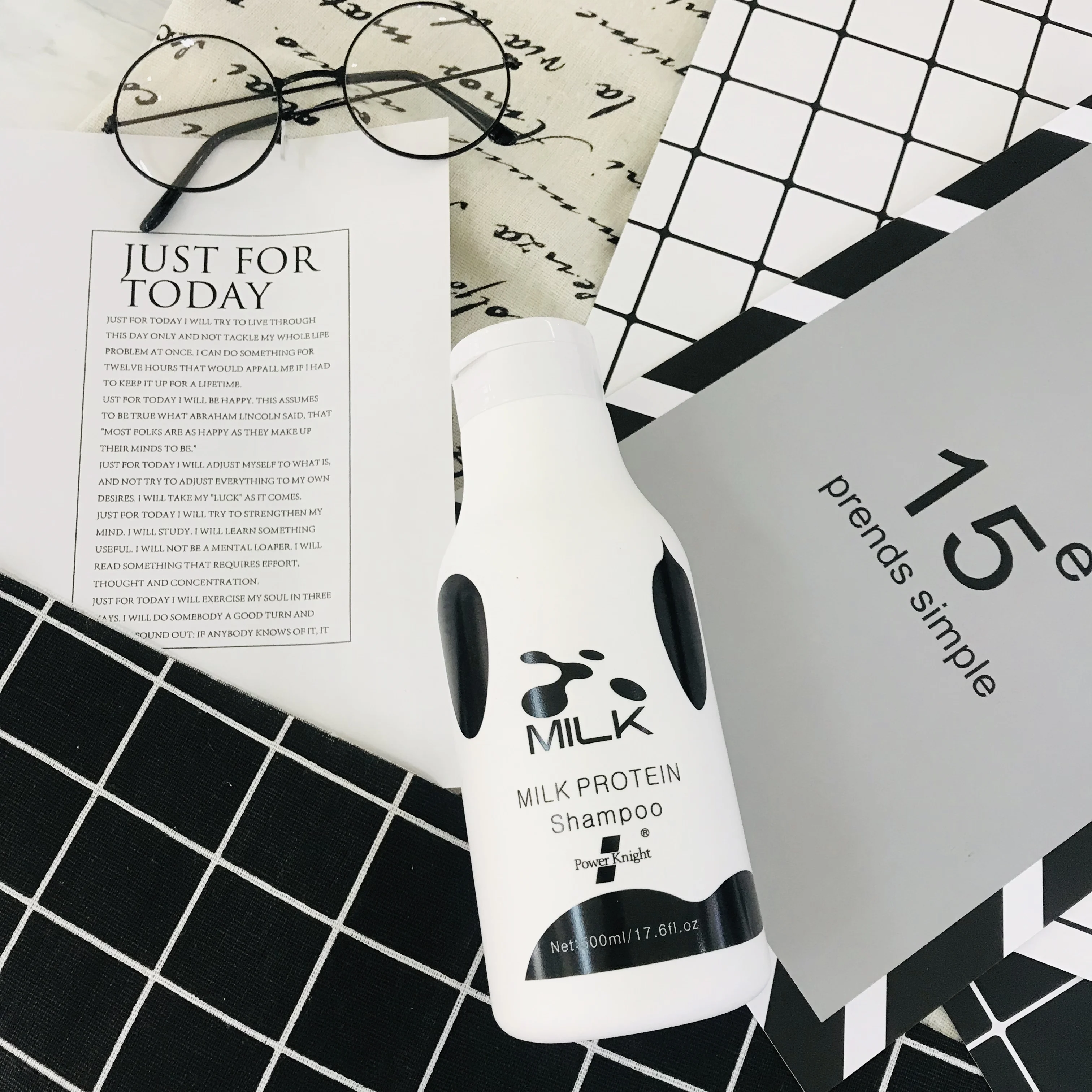 
Power Knight Milk Protein Anti-Dandruff Salon professional shampoo 