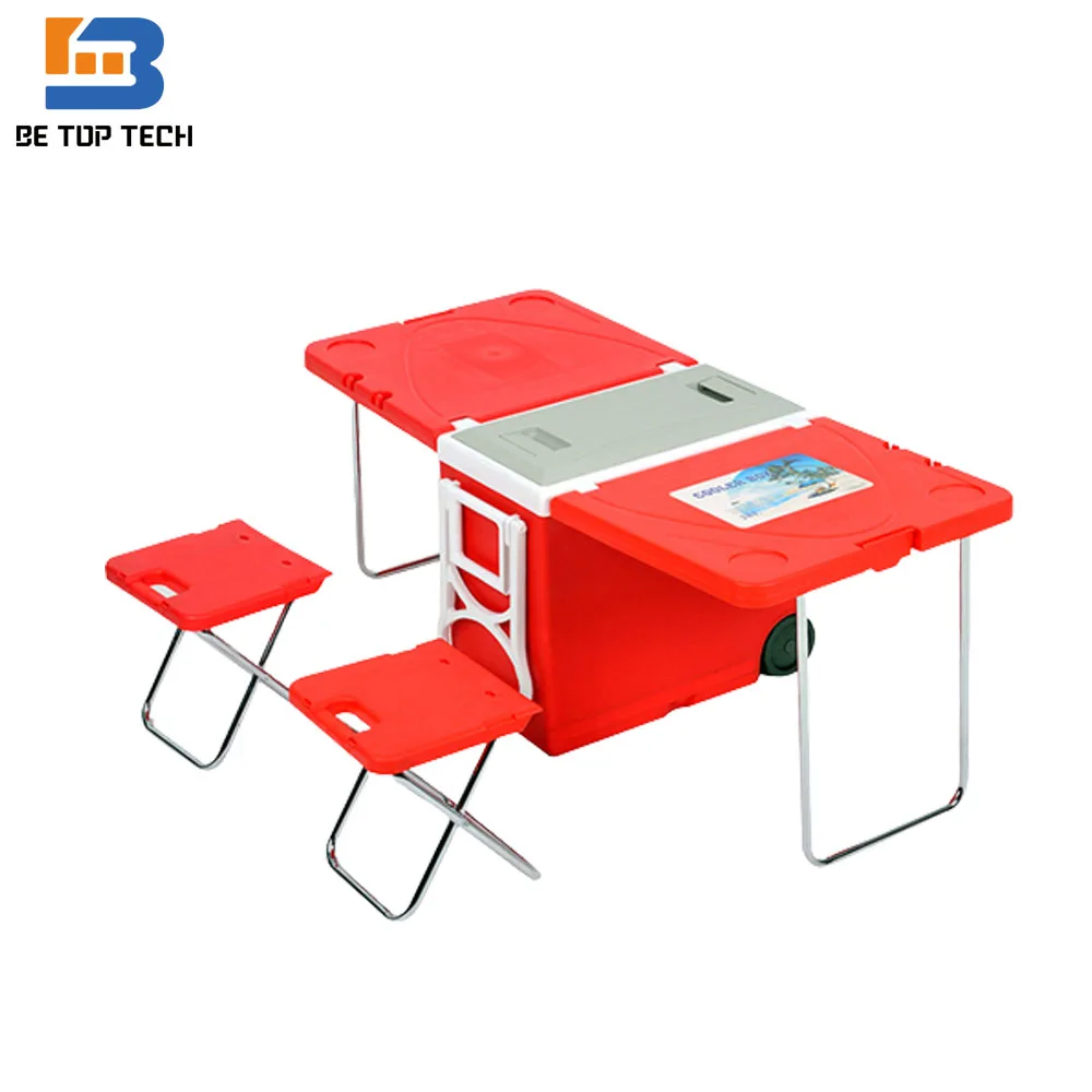 Hot Sale Outdoor Camping Cooler Box With Table And Chair Insulated Cooler Box Buy Insulated