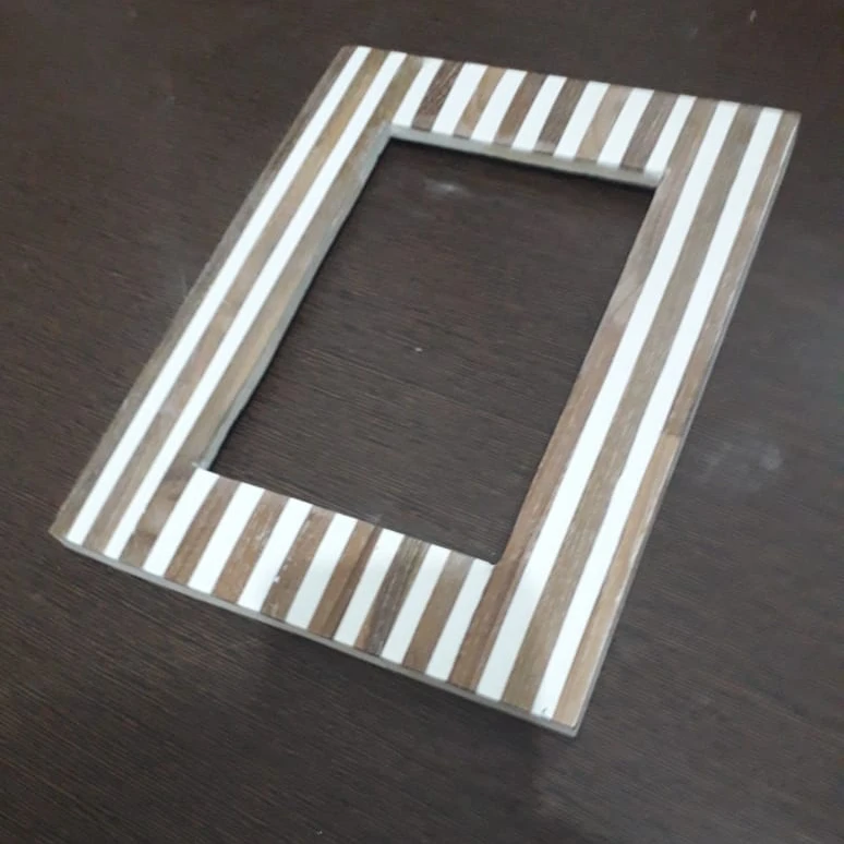 Luxury Bone Inlay Photo Frame Hand Crafted For Table & Wall New