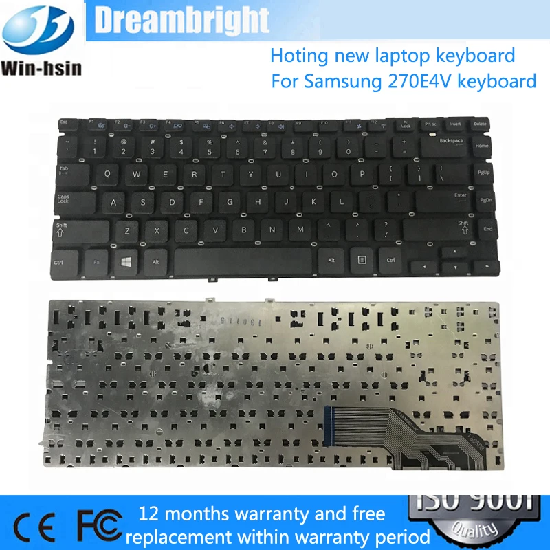 Laptop Keyboard For Samsung 270e4v 275e4v Np270e4v Np275e4v Us