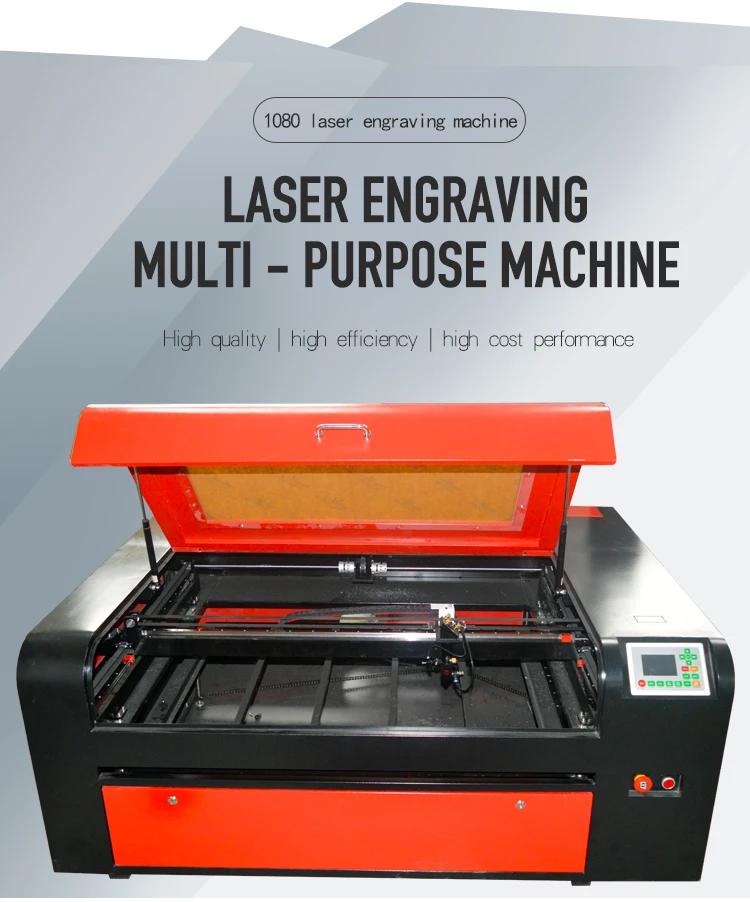 crystal 1080 laser engraving machine price co2 cutting stamp machine