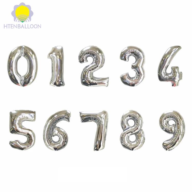Foil Number Balloon