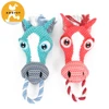 Wholesale Interactive Pet Toy Horse Head Plush Chew Pet Toy