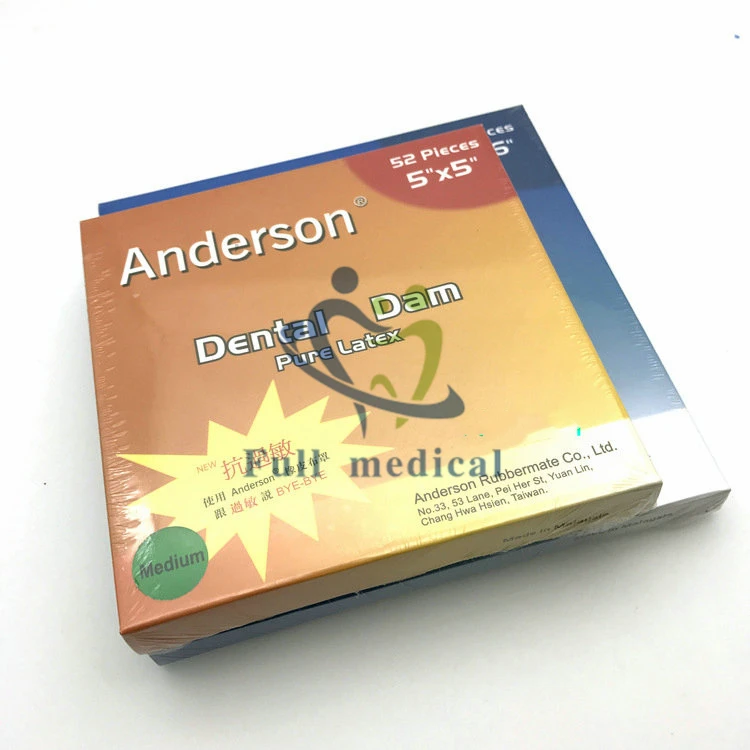 Full Mdical High Quality Pure Latex Rubber Dam Dental Dam Antiallergy