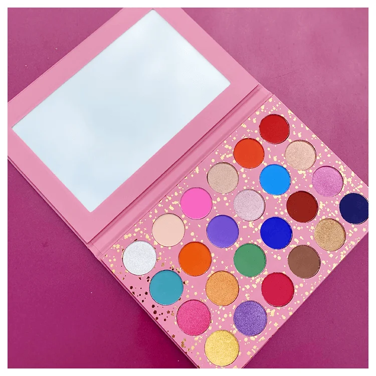 Vender 24 Colors High Pigment Eye Shadows Girl Professional Eye Makeup Matte Pink Eyeshadow Palette