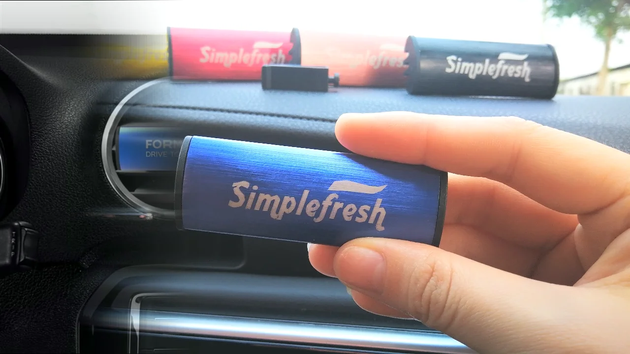 Aluminum Anodizing Customised Car Air Freshener Vent Clip Car Perfume