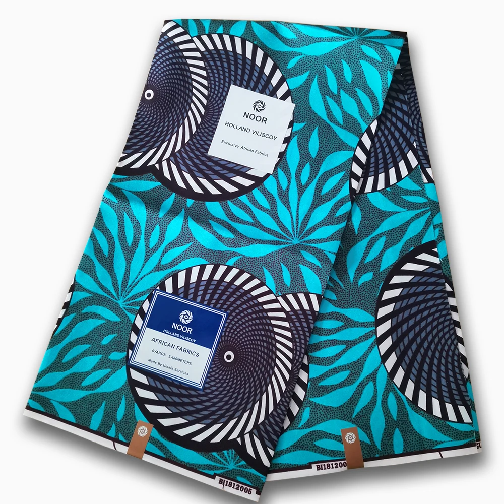 
Polyester wax print fabric African wax 