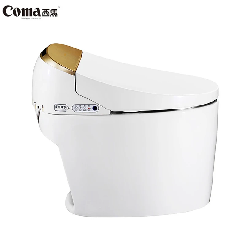 New coming automatic toilet bowl western style bathroom smart toilet WC white 2020