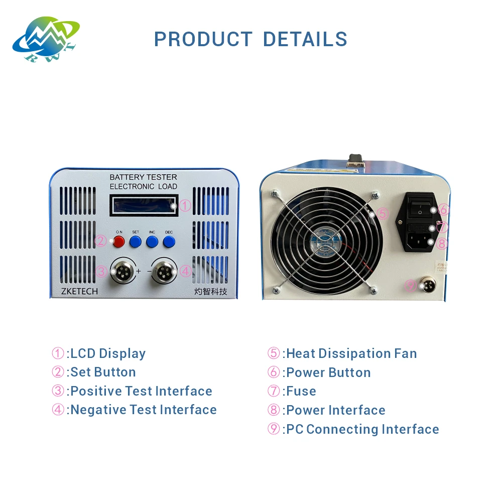 RWT EBC-A40L Battery Lifepo4 Capacity Tester - 40A Charge & Discharge