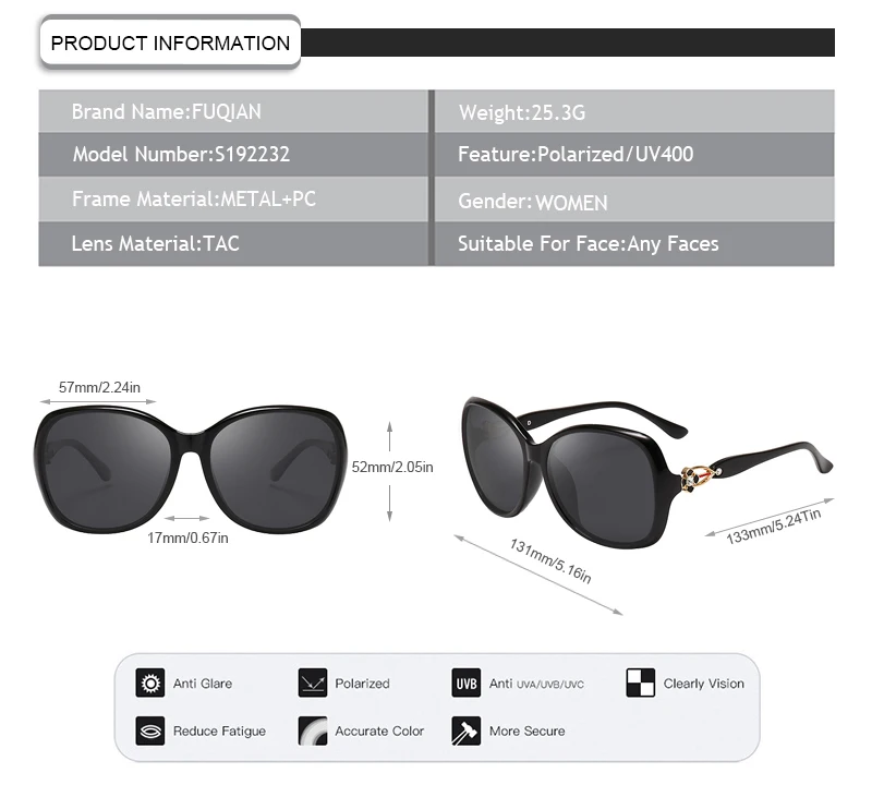 High Quality Four-leaf Clover Diamond Temple Round Frame Designer Women Sunglasses