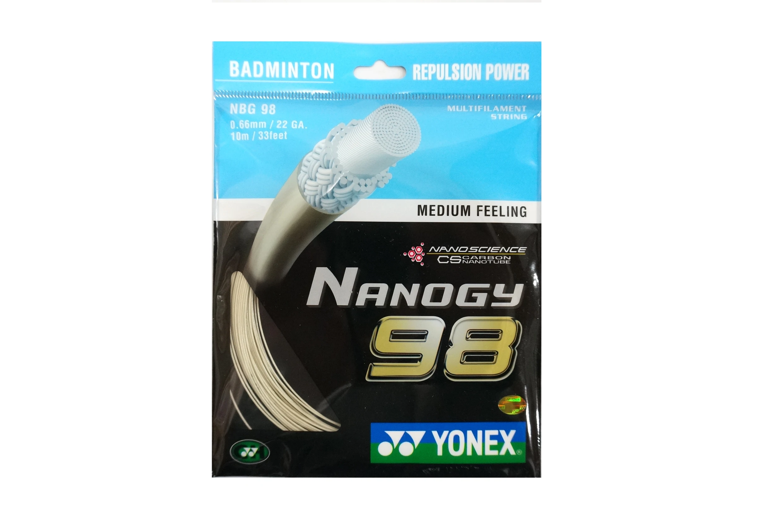 Yonex Nanogy 98 Badminton-Saite 10m 