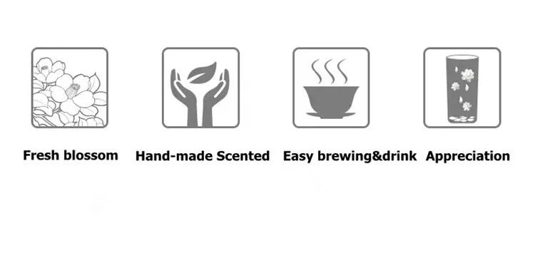 ZSL-JB-026 Wholesale Tea Jasmine Flavor Green Tea Chaohua Tea Bags Dropship Detox paper cup Beauty Skin Care - 4uTea | 4uTea.com