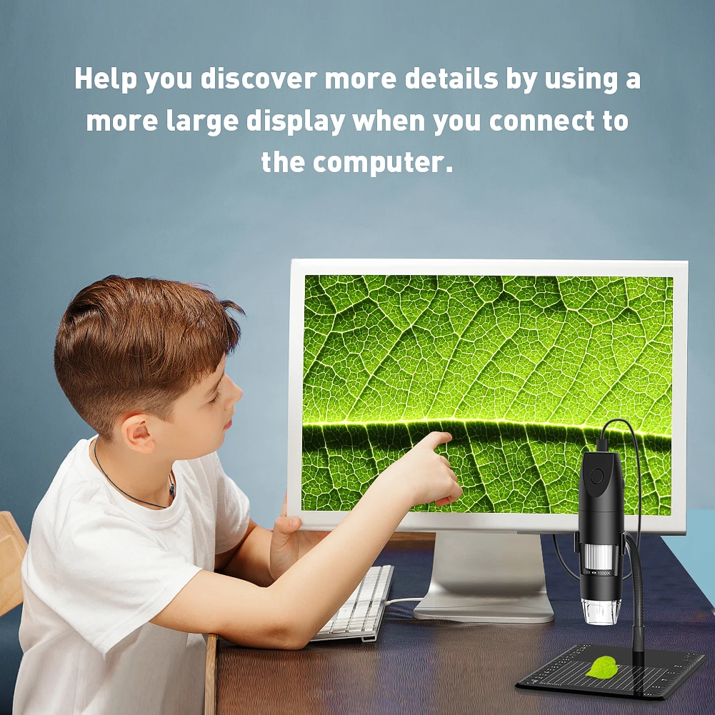 Newest Factory Supplier 1000X Zoom 2MP 1080P HD Video Portable Wifi Digital Magnification Microscope Camera for Student/kid