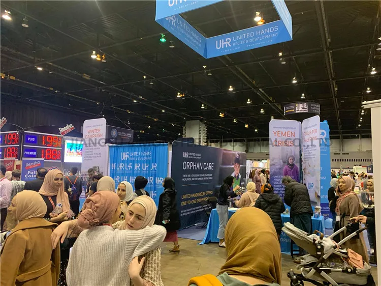 Portable 10x10 Exhibition Booth With Tv Stand Trade Show Booth Display