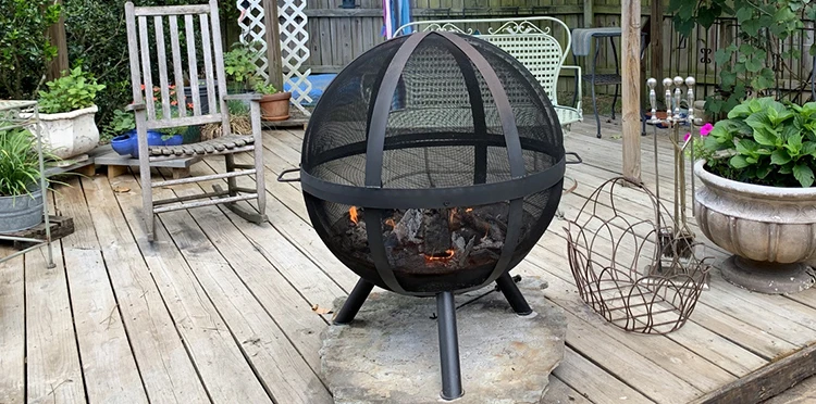 花园户外批发低价保温便携式铁火坑