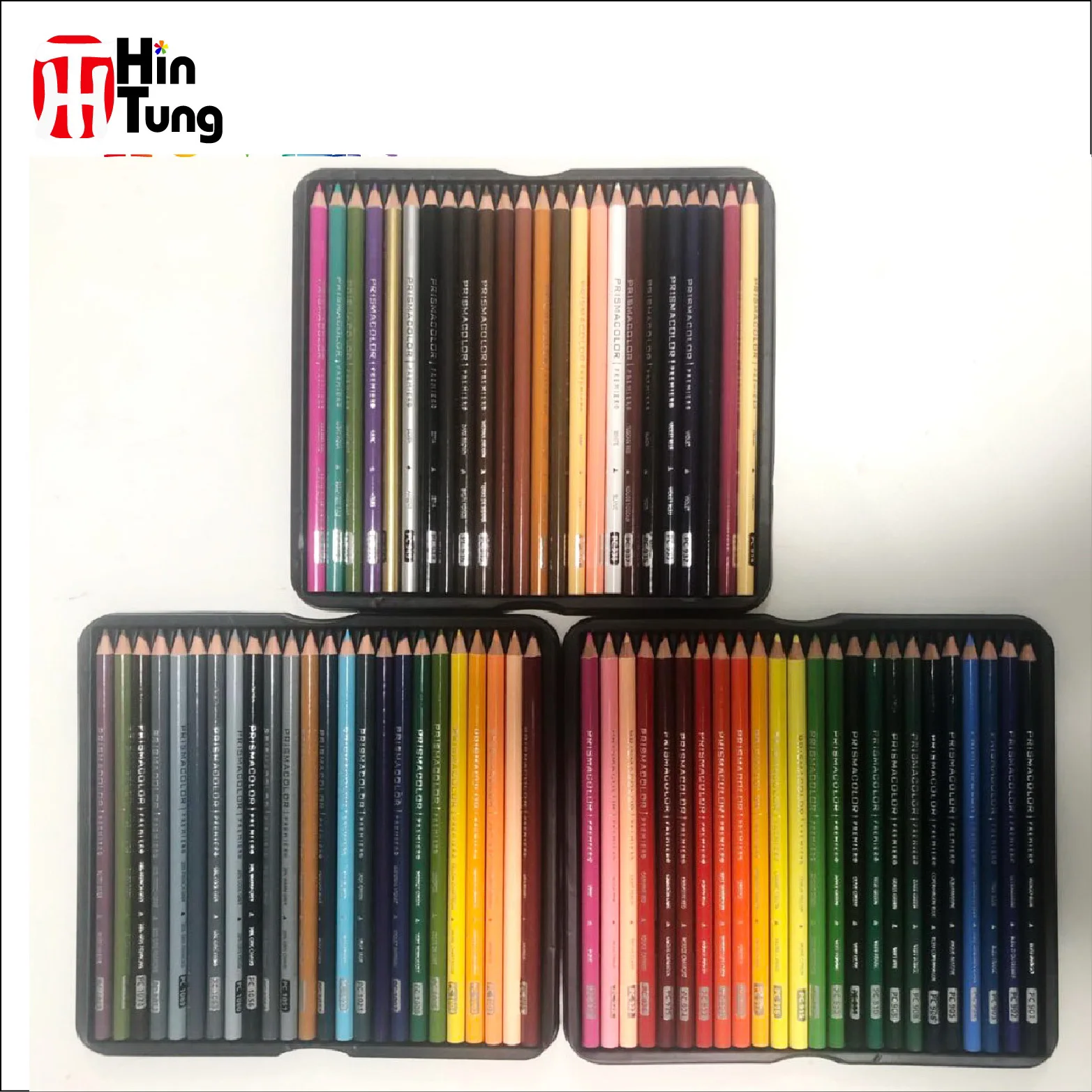 72pcs tin box packed prismacolor high