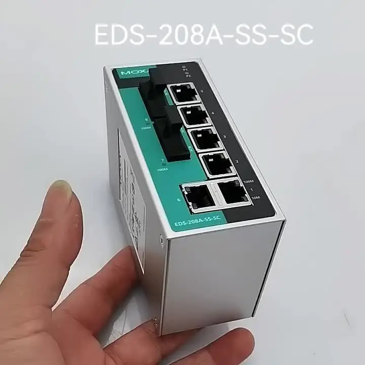 Moxa EDS-208A-SS-SC Ethernet Switch - Reliable 8-Port Solution