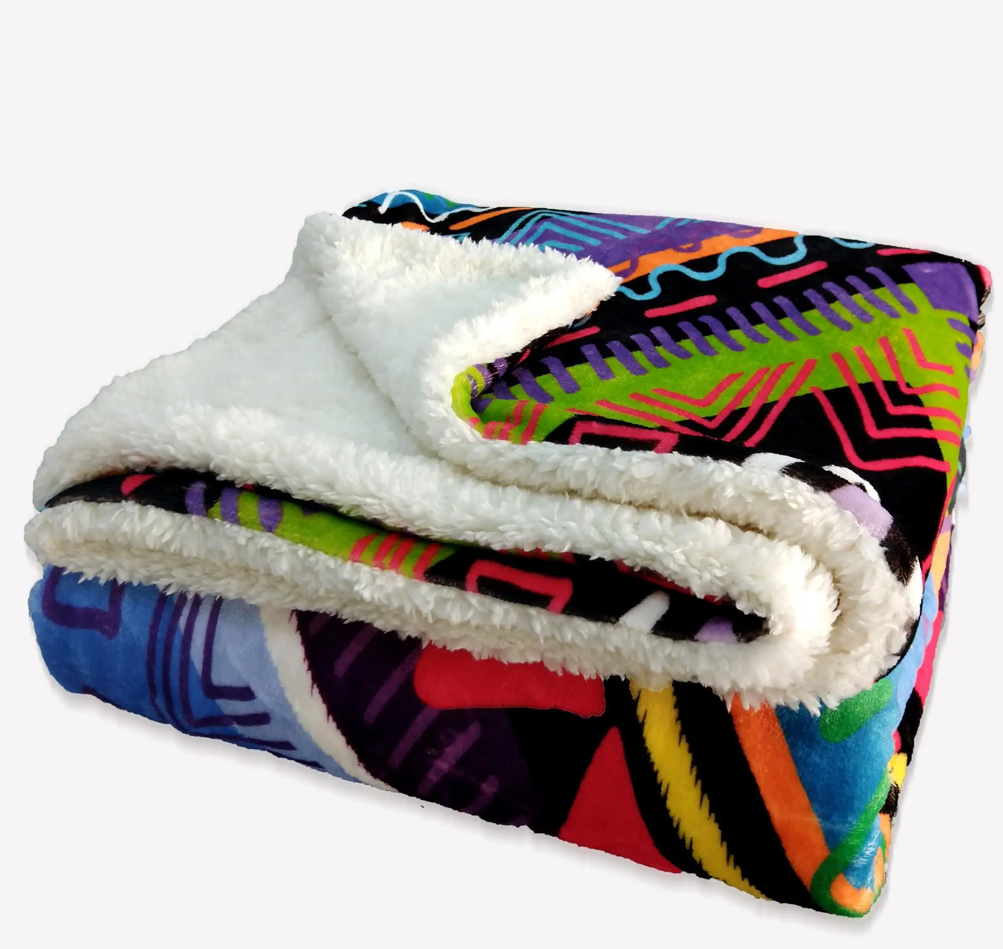 Soft Fleece Flannel Double Custom Printed Micro Mink Plush Personalized