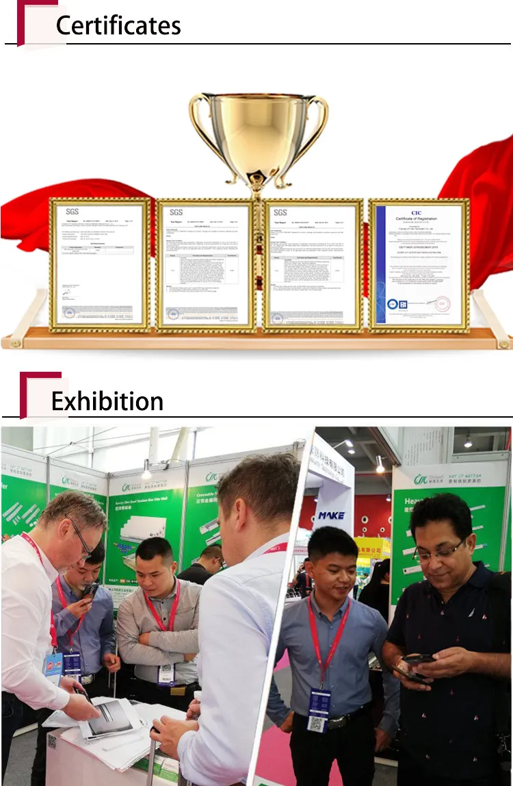 Industrial Plastic Fittings For Furniture Telescopic Drawer Slide Push To Open Damper Buffer