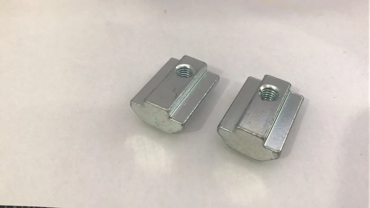 Steel Zinc M4/m5/ M6/m8 Thread Square Base T Nuts 10 Slot Slide In Tslot Nuts With Ball Spring