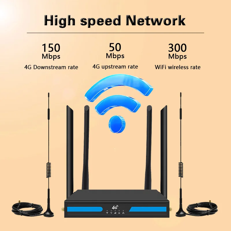 883 Router EasyBoost Outdoor 4G Wireless Router ED123-E Model 802.11n Protocol ...
