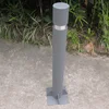 steel parking bollard with inox ring