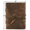 Wholesale travel 4" x 6"genuine vintage leather journal nature journal