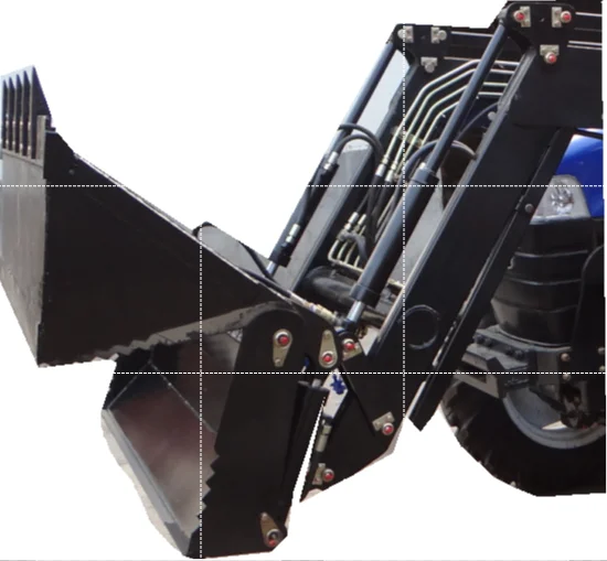 Front End Loader Bucket Kubota With 4 In 1 Black Red Blue Clutch