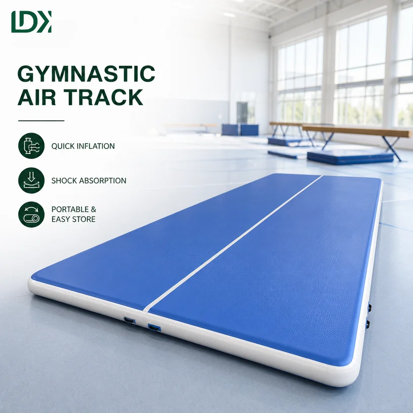 OEM Long Airtrack Inflatable Mat Gymnastics Tumbling Floor Pista De Aire Inflable