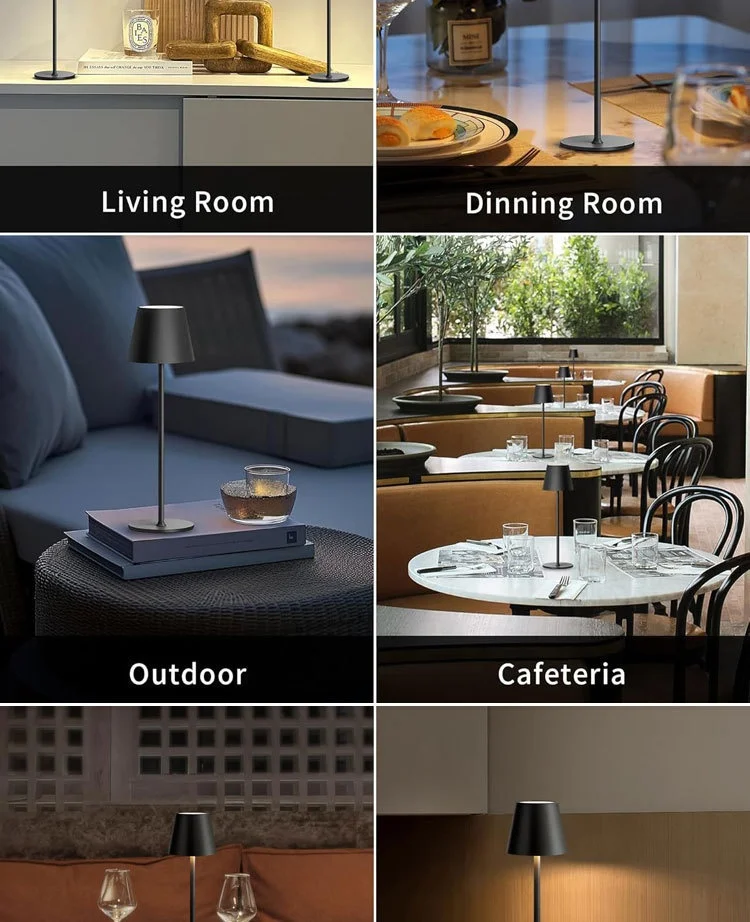 Cross-border high-foot chargingABSDesk Lamp Bedroom Study Night Light Bedside Decorations Touch