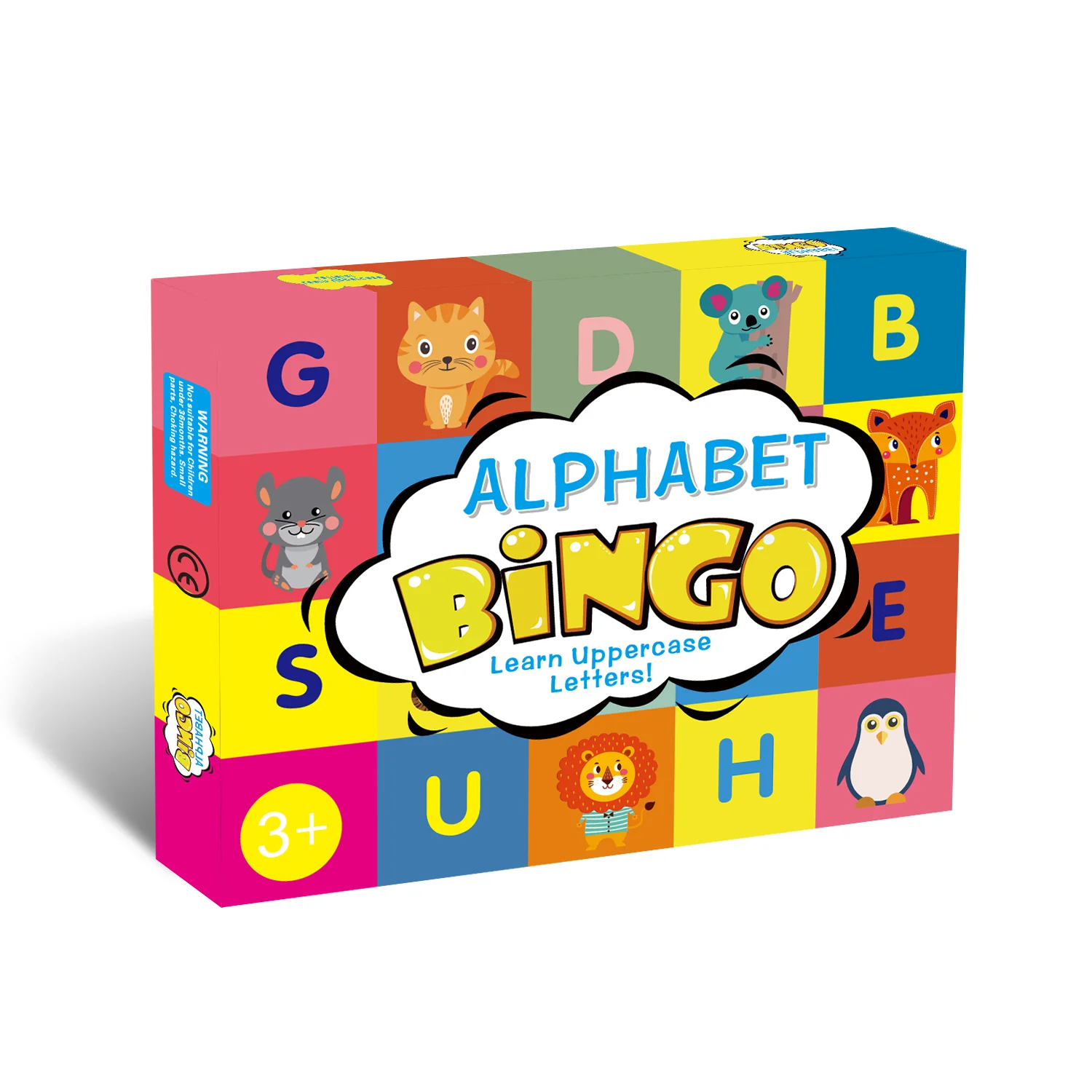 ABC Letters Animals Deeplay Alphabet Bingo Game Card Board Matching Game Set