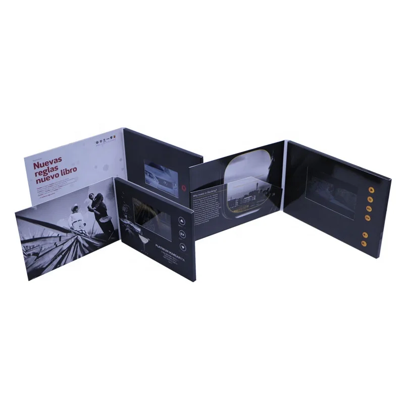 A5 5inch video brochure