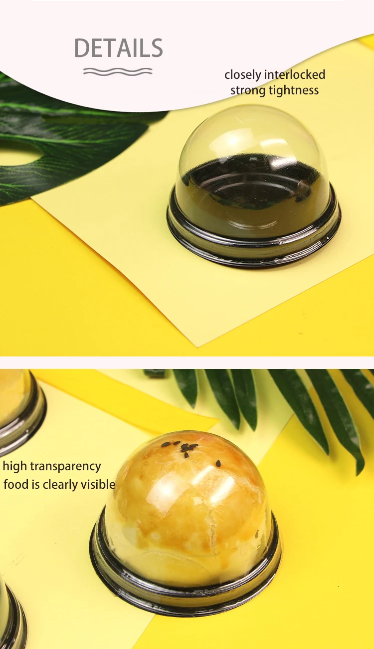 Disposable Round Small Clear Plastic Cake Boxes
