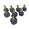 1/2" 20mm PVC female screw thread bulkhead tank fitting bulkhead connector with brass male connection adapter for hose pipe