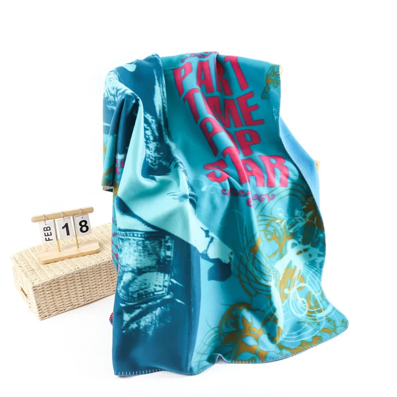 Custom Solid Pattern Knitted Polar Fleece Throw Blanket 100% Anti-Pilling Polyester Four Seasons Use Handwash Care Premium Gift