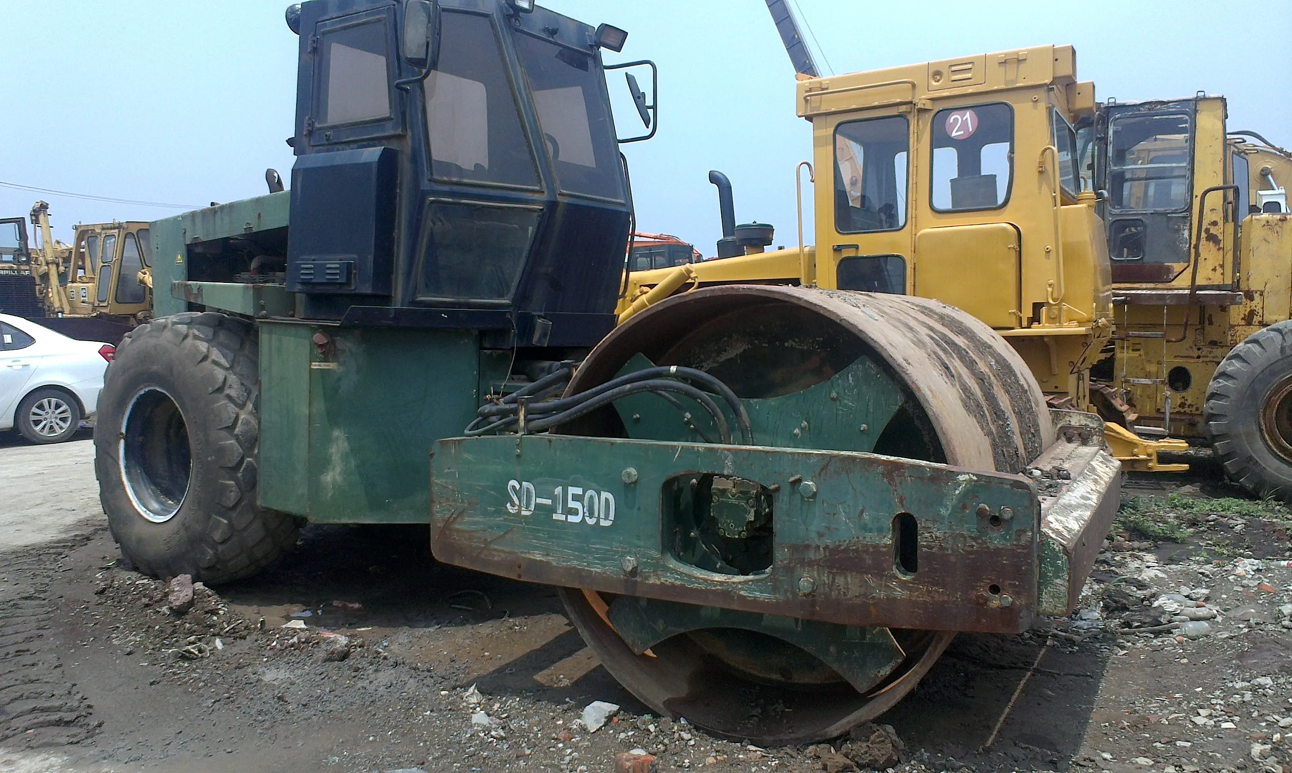 英格索兰压路机滚筒 sd150d 压路机